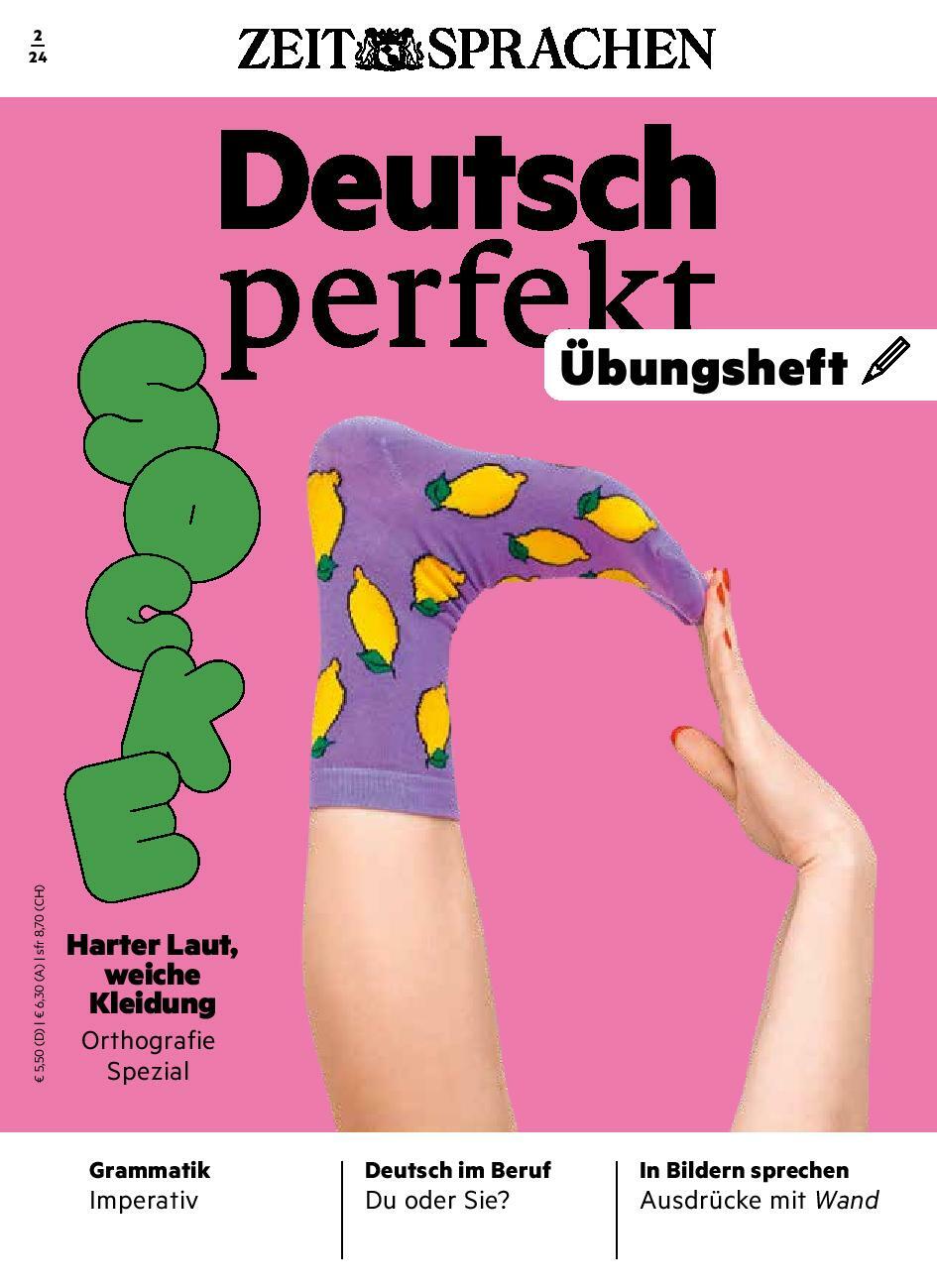 Deutsch perfekt Übungsheft digital 02/2024