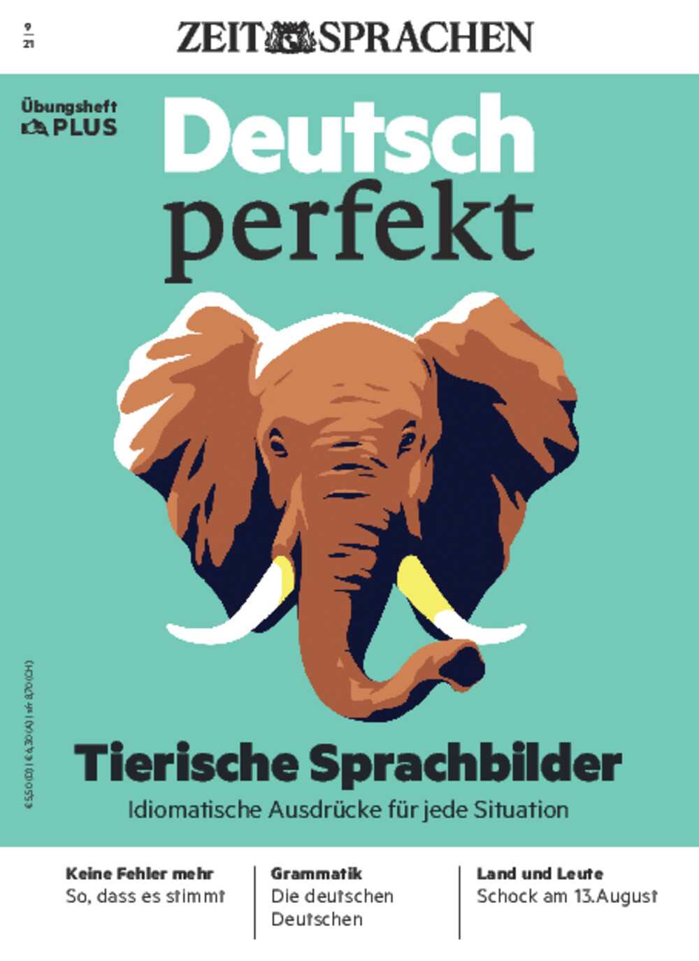 Deutsch perfekt Übungsheft Digital 09/2021