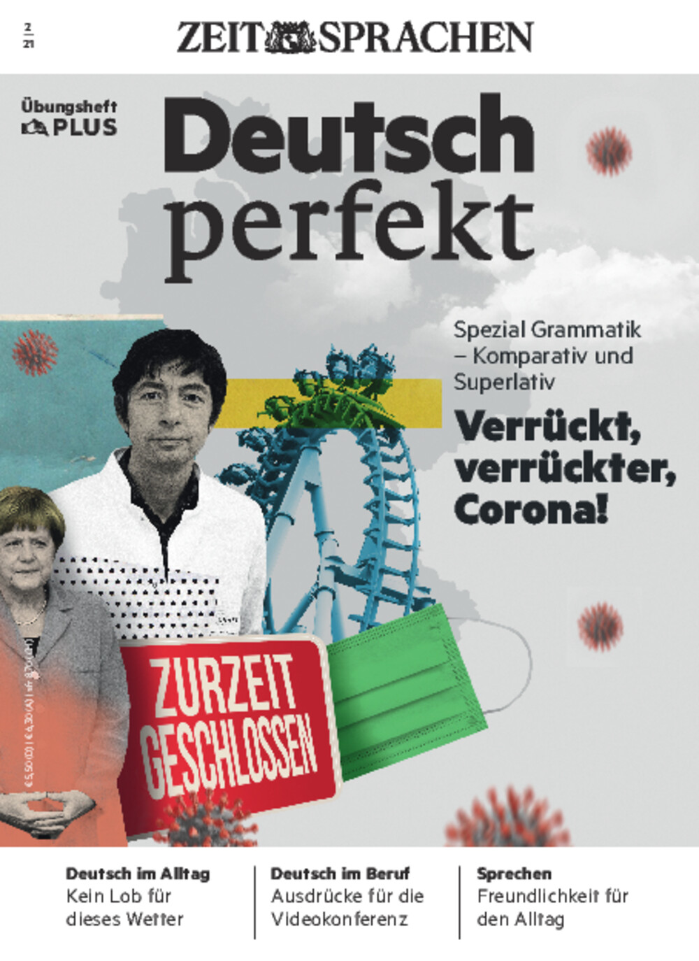 Deutsch perfekt Übungsheft Digital 02/2021