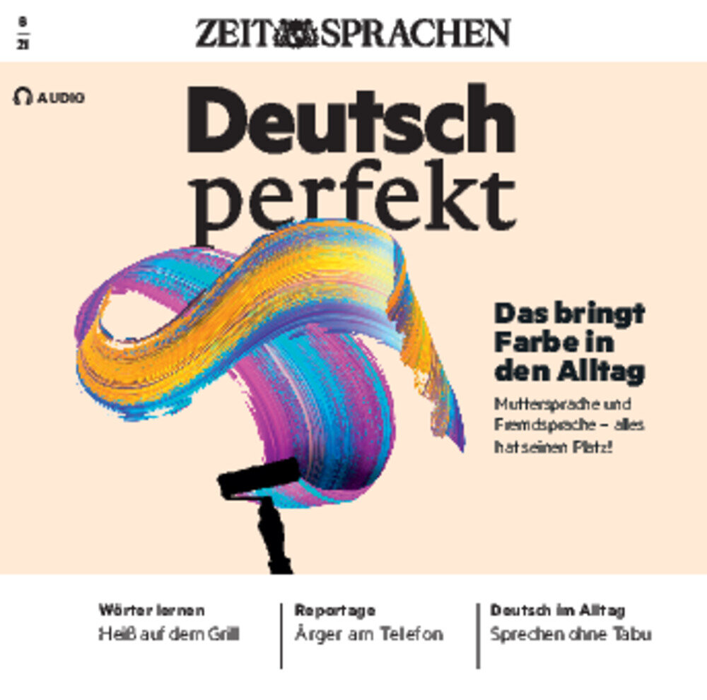 Deutsch perfekt Audio Trainer ePaper 08/2021